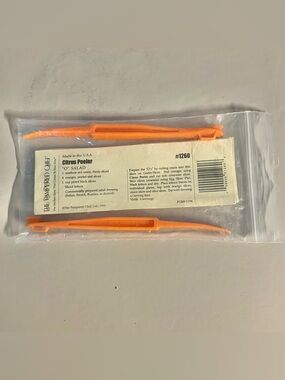 The Pampered Chef Citrus Peeler (2) #1260 NEW with Recipe Cards